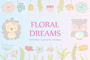 Floral Dreams, an Animal Illustration by My Sweet Dreams (Thumbnail 1 of 14)