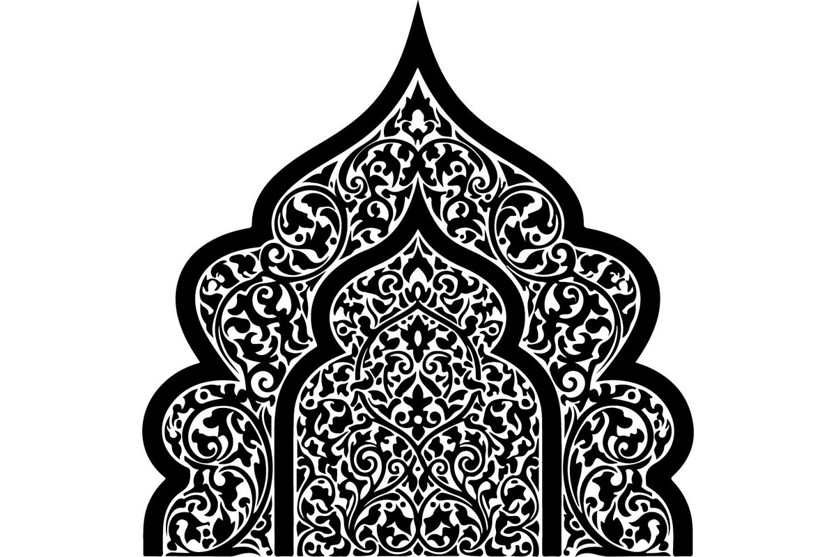 Islamic Arch Ornament Set, an Object Graphic by Creativeshirt (Photo 15 of 18)