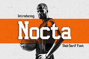 Nocta, a Slab Serif Font by Rishsketch (Thumbnail 1 of 13)