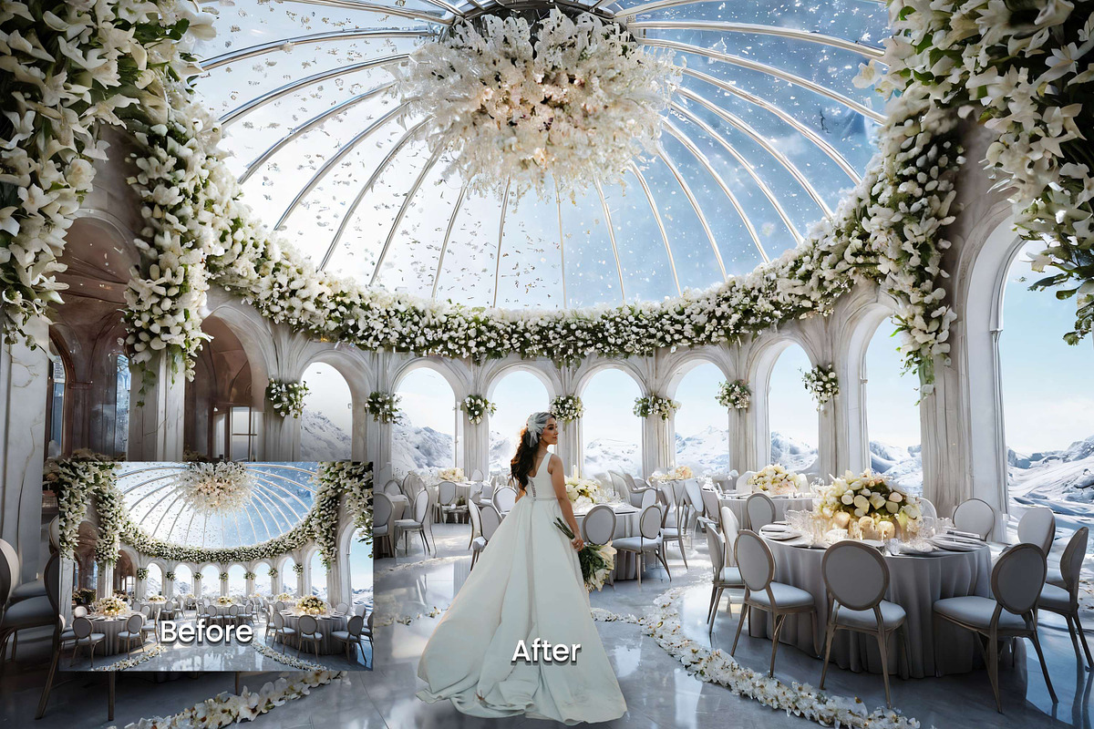 5 Glass Dome Digital Backdrops, a Background Graphic by 3Motional (Photo 4 of 5)