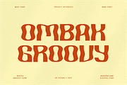Ombak Groovy - Bubble & Liquid Font, a Sans Serif Font by QR Design Studio (Thumbnail 1 of 6)