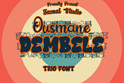 Ousmane Dembele, a Script Font by Zaenal Studio