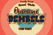 Ousmane Dembele, a Script Font by Zaenal Studio (Thumbnail 1 of 13)