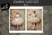 Ballerina Portraits, Pink Paper, a Person Illustration by Digital Art Mahdiseño (Thumbnail 4 of 9)