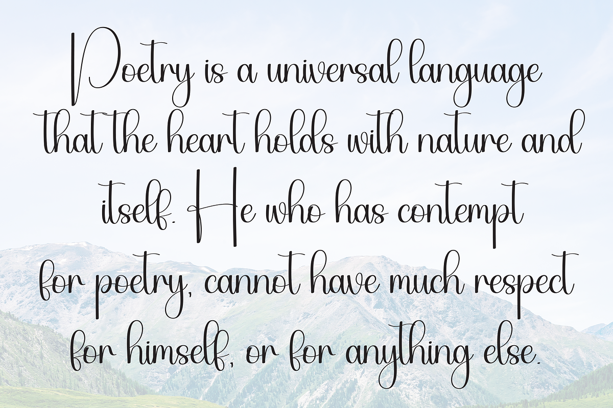 Homestay | Script Font, a Handwritten Font by Scratchones (Photo 6 of 9)