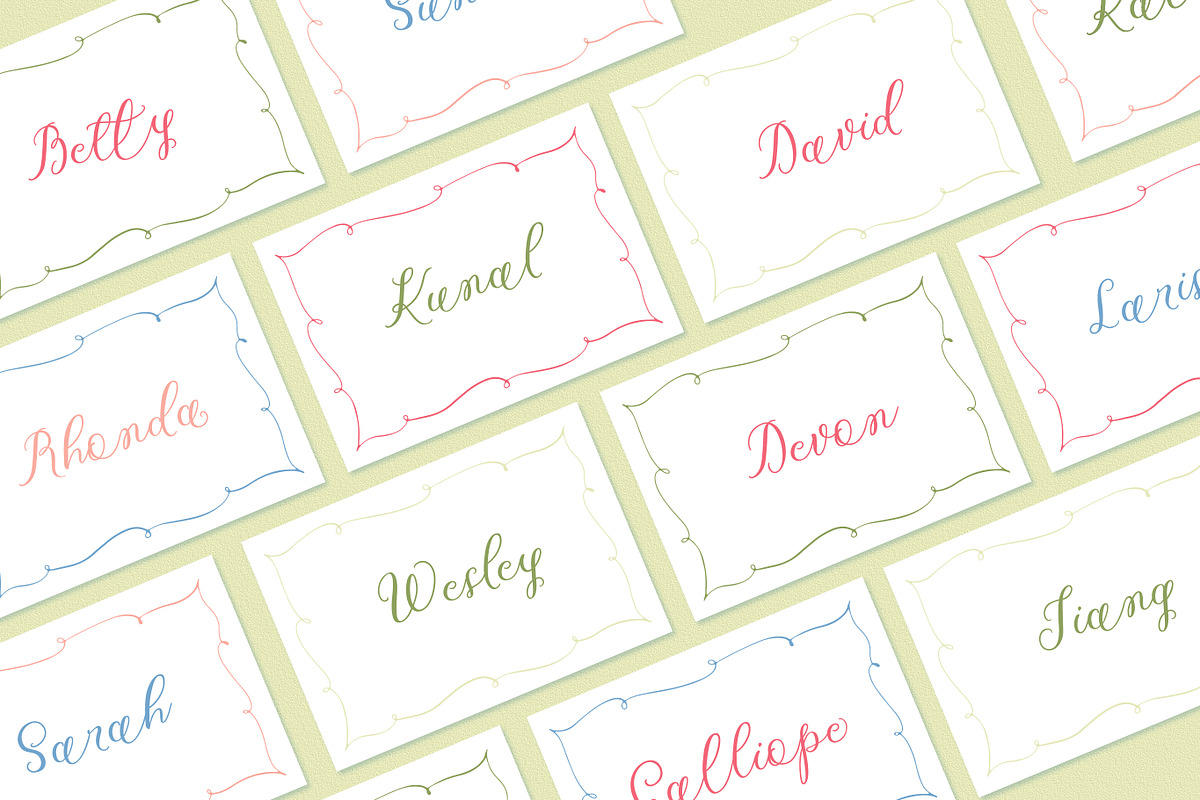 Betty Script, a Font by Design by Laney (Photo 11 of 17)