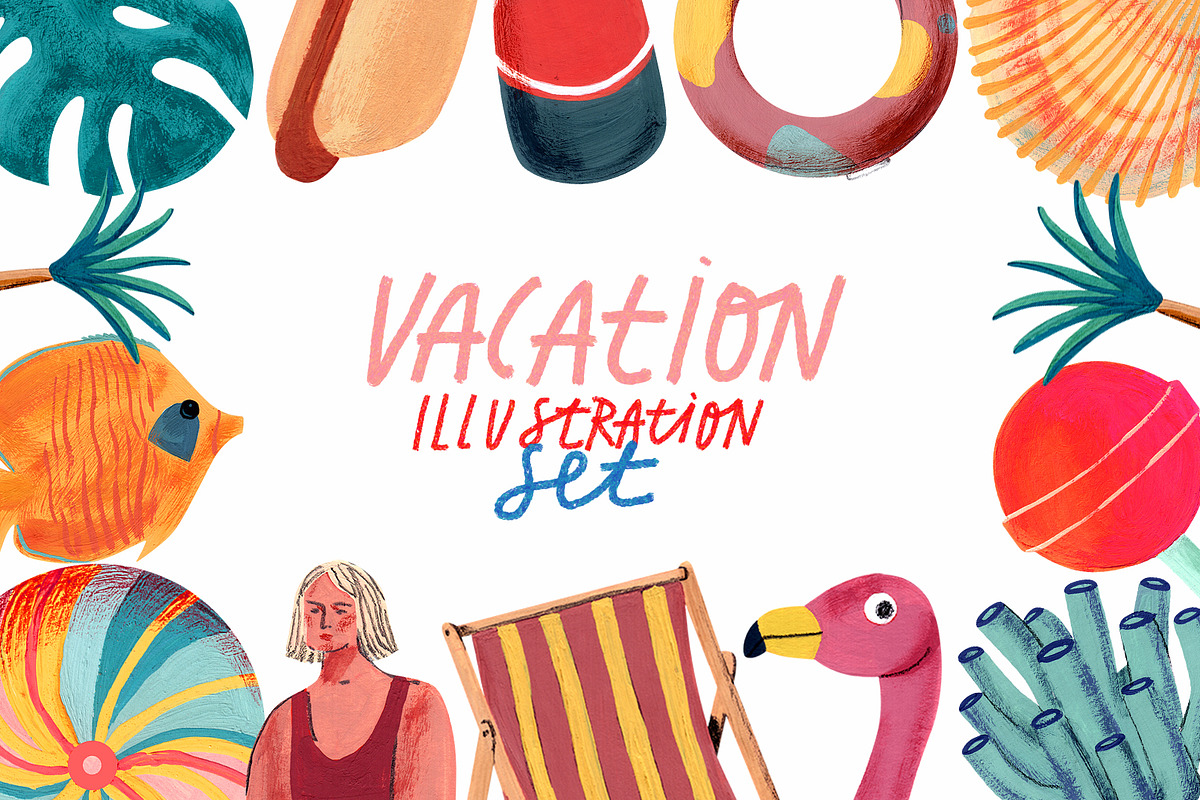 Vacation Gouache/Acrylic Set, an Illustration by Anny (Photo 1 of 6)