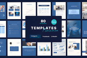 Financing Canva Templates, Instagram, a Social Media Template by Ink Gallery