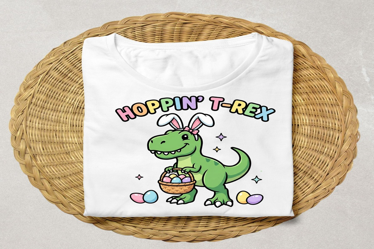 Dinosaur Easter Sublimation PNG, an Object Graphic by EllaMaiyaali (Photo 4 of 5)