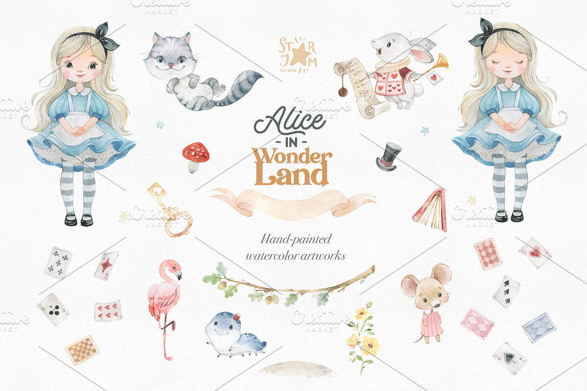 Alice in Wonderland Great Collection, an Illustration by StarJam (Photo 4 of 12)
