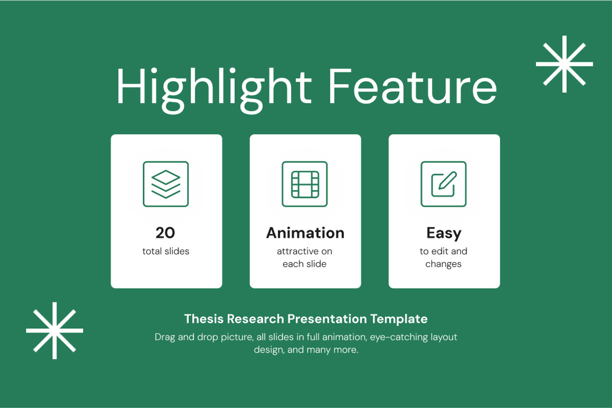 Thesis Research PowerPoint, a Presentation Template by Loin Studio (Photo 2 of 4)