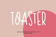 Toaster Sans, a Handwritten Font by supfonts (Thumbnail 1 of 8)
