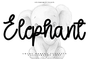 Elephant, a Handwritten Font by InermediaSTUDIO (Thumbnail 1 of 8)