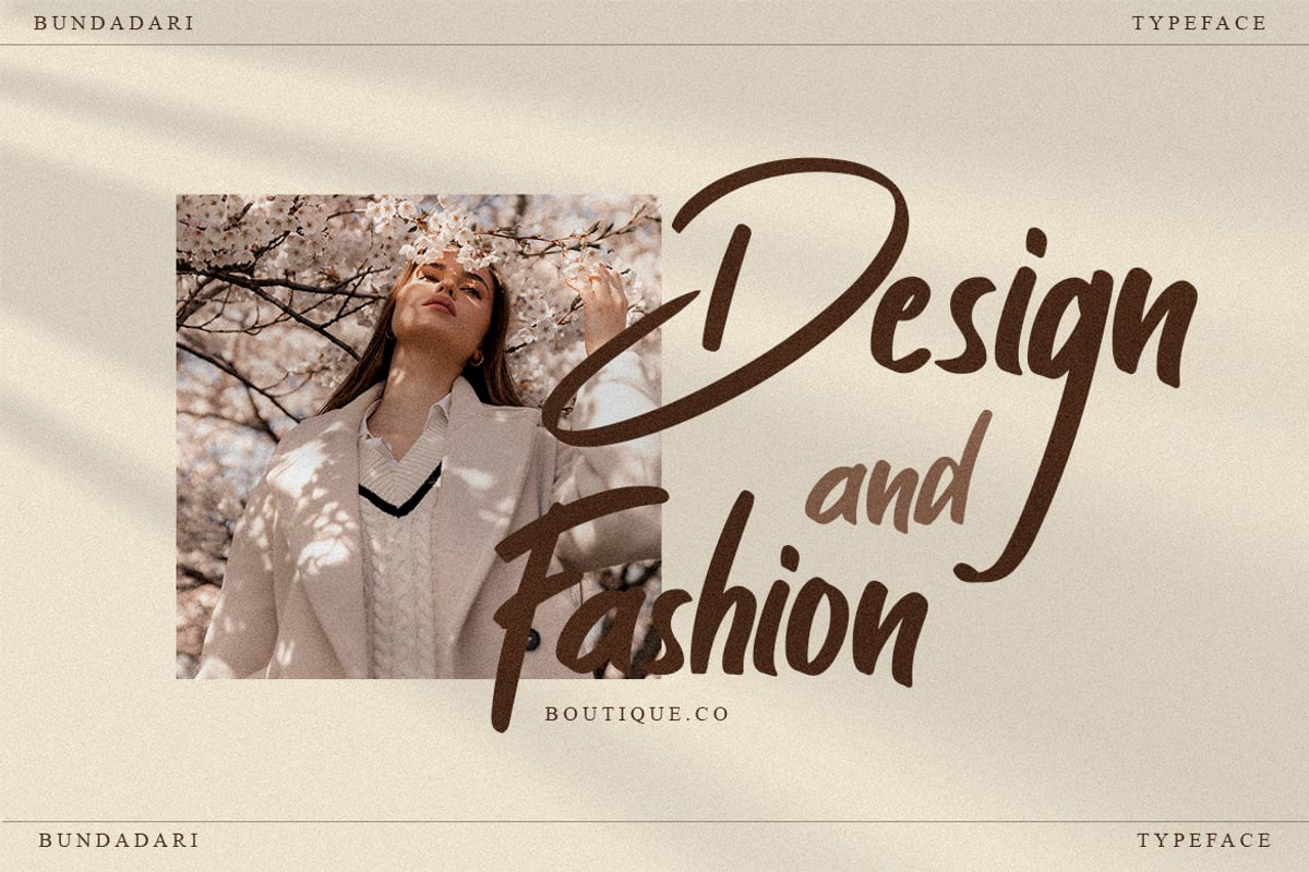 Bmegavi - Modern Display Font, a Script Font by Luna Shop (Photo 4 of 7)