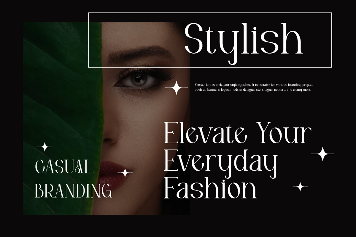 Konxer - Aesthetic Serif Font, a Serif Font by QR Design Studio (Photo 4 of 12)