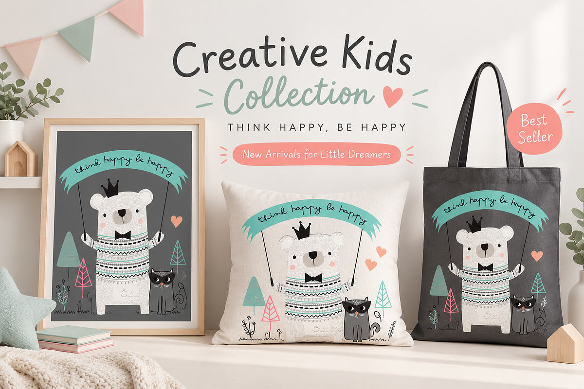 Cute baby bear vector.Teddy bear art, an Animal Illustration by StudioLondon (Photo 1 of 3)