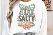 Stay Salty Coquette Bow Summer PNG, an Illustration by Designking (Thumbnail 4 of 6)