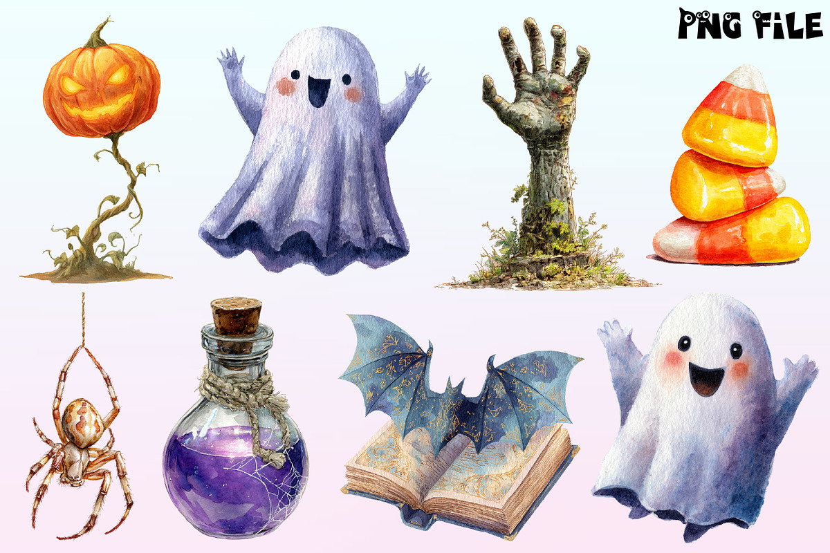 Halloween Clipart., a Graphic by CitraGraphics (Photo 3 of 4)