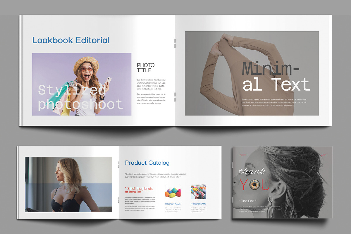 Fashion Look Book Template preview 5