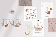 Welcome Baby Graphic Collection, an Animal Illustration by AlekseliArt (Thumbnail 1 of 14)