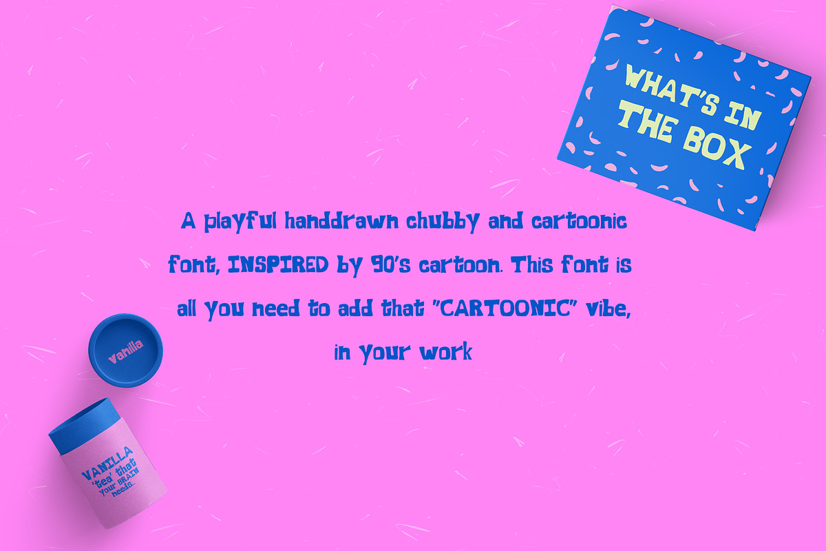 Chubby Giggles Handwritten Bold Font, a Handwritten Font by Sheikhadesign (Photo 2 of 6)