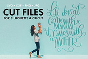hand lettered Mother design SVG DXF, an Object Graphic by Nancy Ingersoll (Thumbnail 1 of 5)