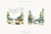 Roadtrip Illustrations, a Decorative Illustration by PeDe Designs (Thumbnail 7 of 10)