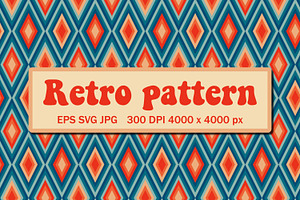 Vintage Retro Geometrical Pattern