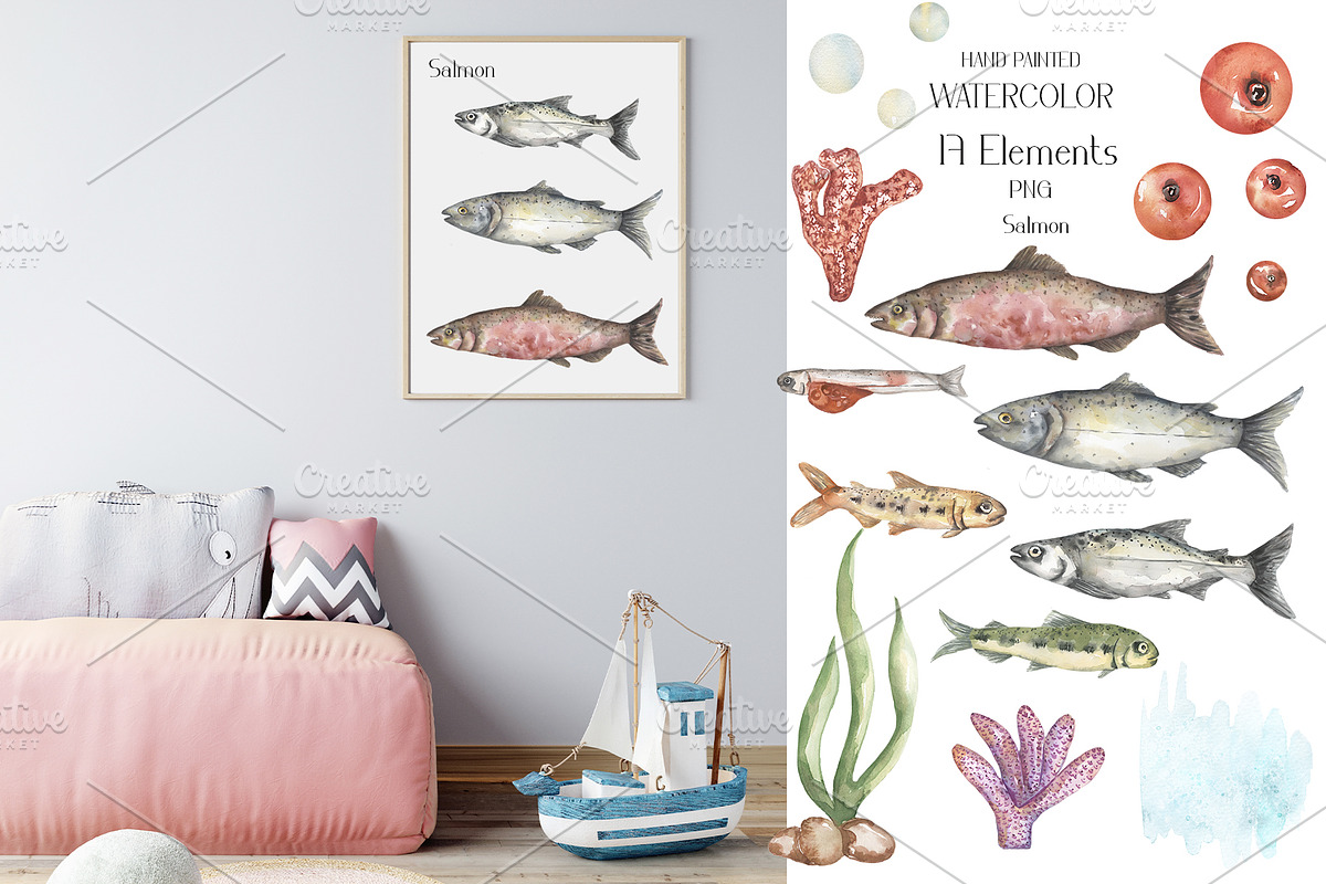 Life Cycle Watercolor Collection, an Education Illustration by MayaNavits (Photo 6 of 12)
