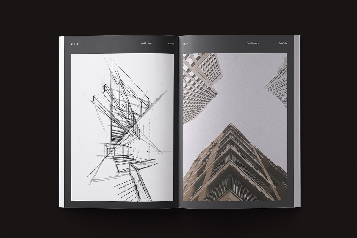 Architecture Portfolio Brochure, a Brochure Template by TemplateFolio-Shop (Photo 14 of 29)