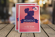 Women's History Month Flyer, a Flyer Template by retrographix (Thumbnail 2 of 2)