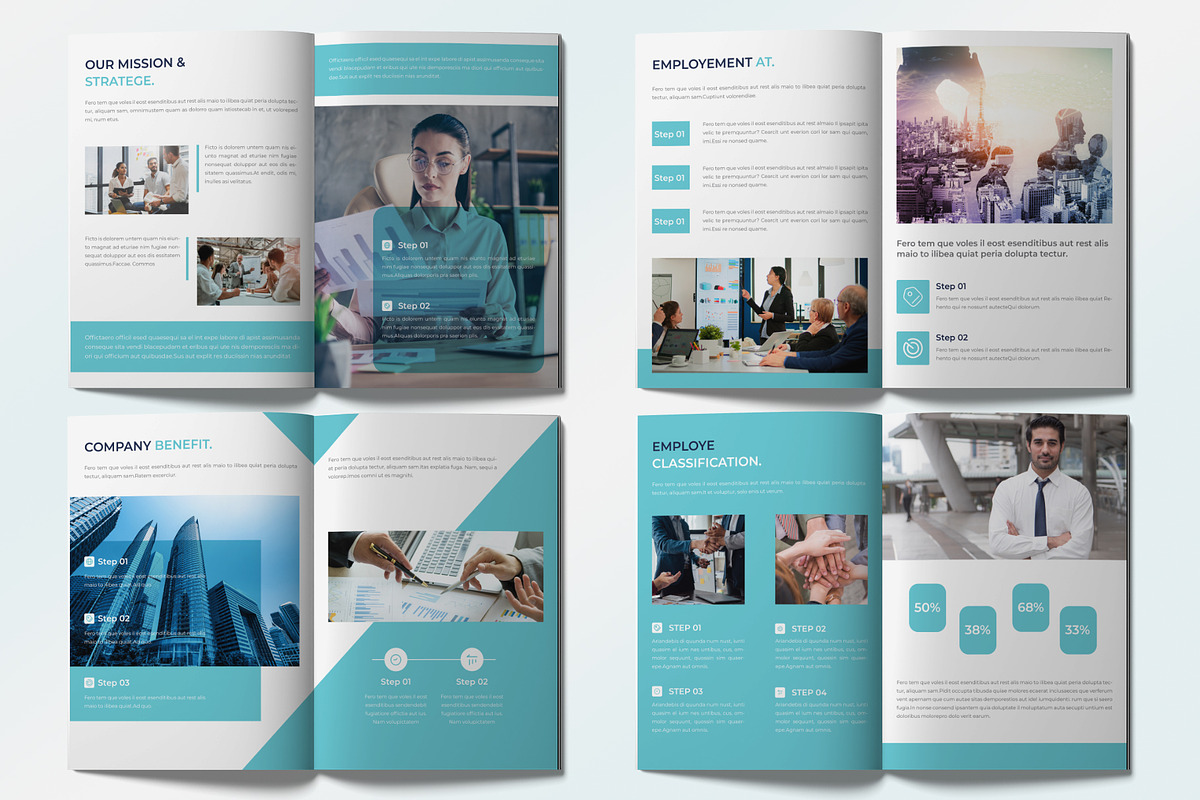 HR Employee Handbook, a Brochure Template by graphypix (Photo 6 of 8)