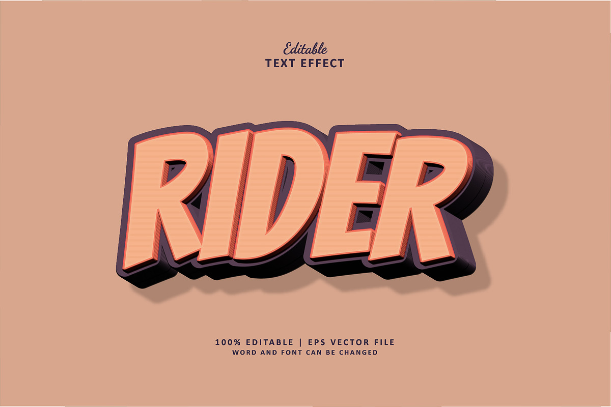 Text Effect Rider, a Layer Style Add-On by Navy Graphic