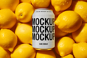 Can Mockup - Lemons Scene, a Packaging Mockup by TD Mockup (Thumbnail 2 of 2)
