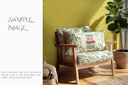 Armchair Upholstery & Pillow Mockups, a Mockup by mock-ups (Thumbnail 14 of 22)