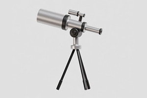 Telescope 3d Model, an Object 3D Model by fahad121