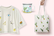 Bohemian Summer Watercolor Set, a Decorative Illustration by SimpleThings (Thumbnail 8 of 9)