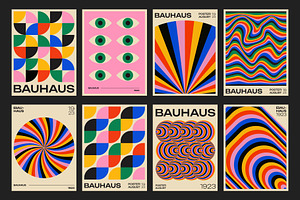 40 BAUHAUS POSTERS VECTOR SET