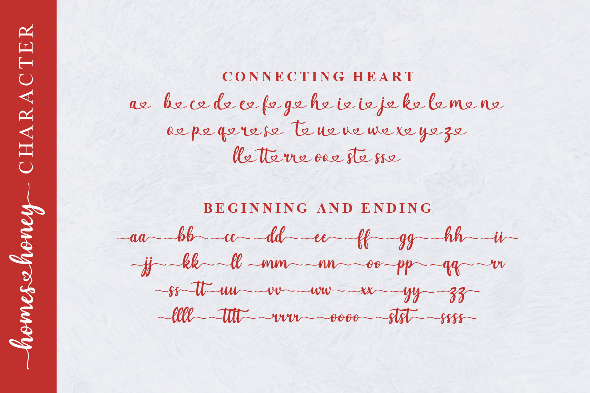 Homes Honey Font, a Script Font by Multype Studio (Photo 8 of 9)