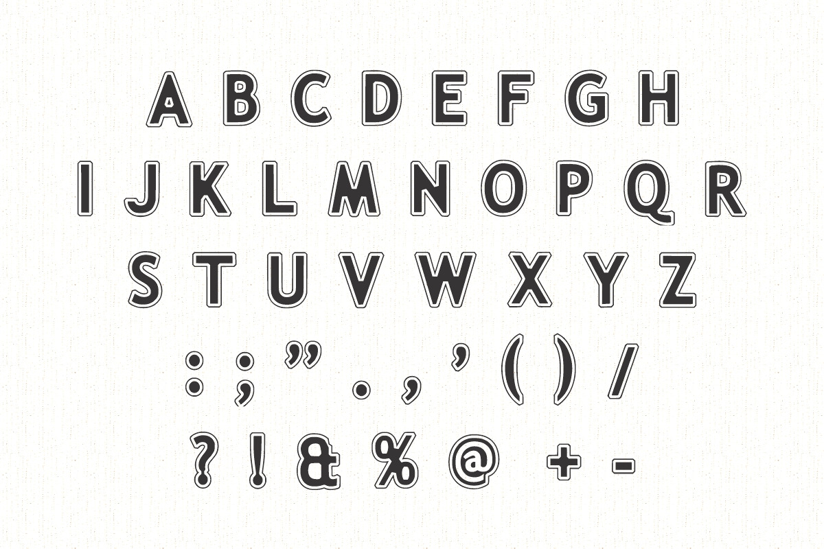 Chunky Grizzy, a Font by Fourteen Letter (Photo 5 of 7)