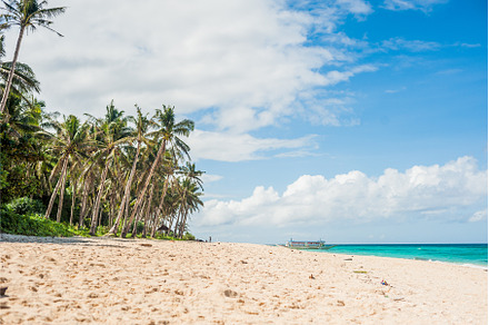 Beautiful white sand beach of, a Nature Photo by Elizaveta Galitskaya