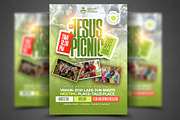 church picnic flyer template, a Social Media Template by church flyer templates (Thumbnail 1 of 5)