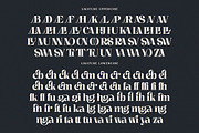 Mangat Lonergan, a Serif Font by Cruzine (Thumbnail 7 of 8)