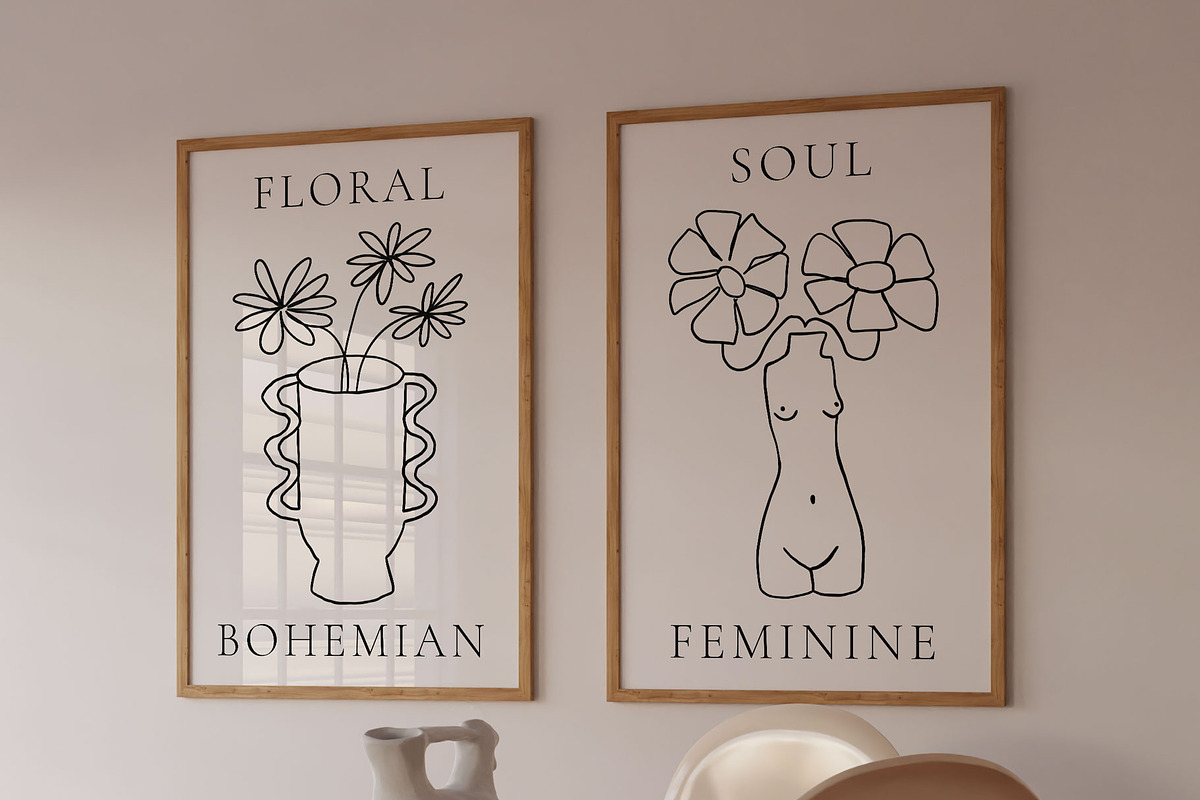 Modern Wall Art Posters Bundle, a Graphic by Ayya Studio (Photo 69 of 94)
