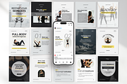 Fitness Carousel Instagram Posts, a Social Media Template by DigiPax (Thumbnail 4 of 10)
