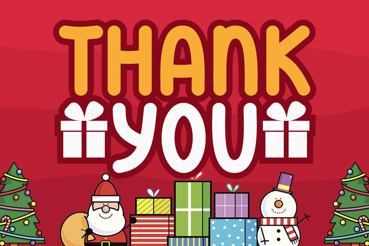Holly Santa - Christmas Family Font, a Handwritten Font by MaikoHatta (Photo 6 of 6)