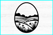 20 Scenic Easter Egg SVG Bundle, a Decorative Illustration by Artivon (Thumbnail 3 of 4)