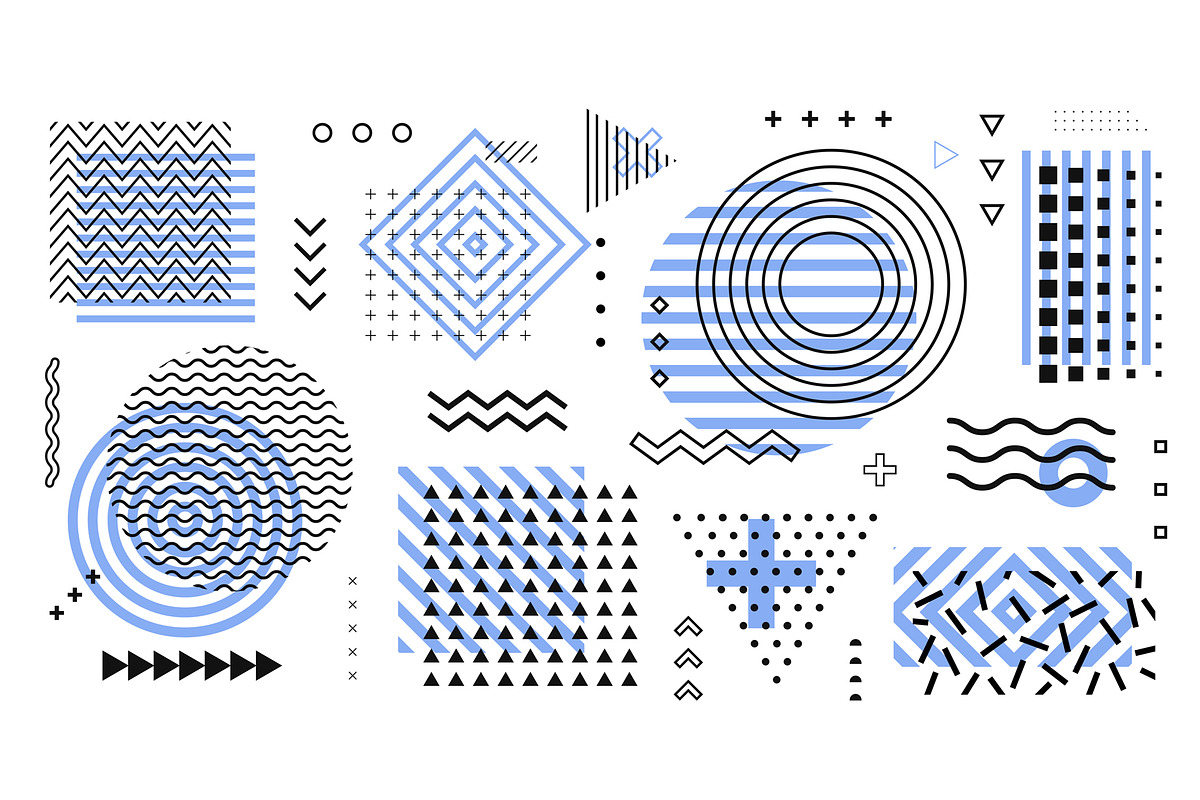 Memphis pattern geometric shapes., a Pattern Graphic by craftlove (Photo 1 of 3)
