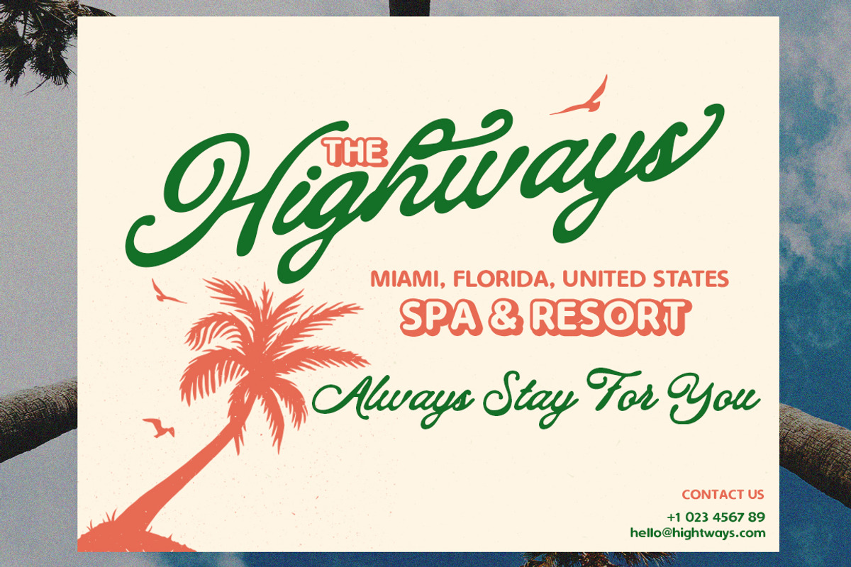 Variation Classic, a Script Font by StudioRhd (Photo 4 of 11)