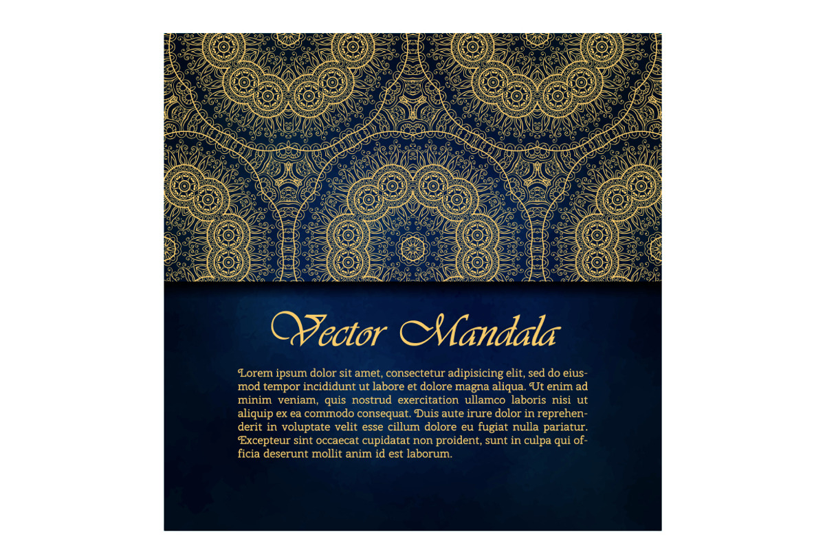 Set of mandala cards., an Invitation Template by Della_Liner (Photo 6 of 8)